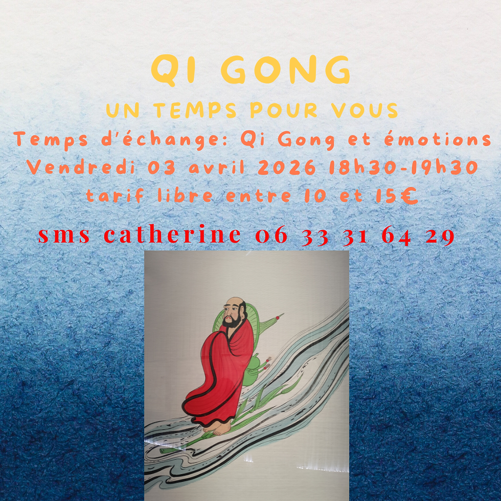 Qi Gong et émotions: temps d'échange théoriques