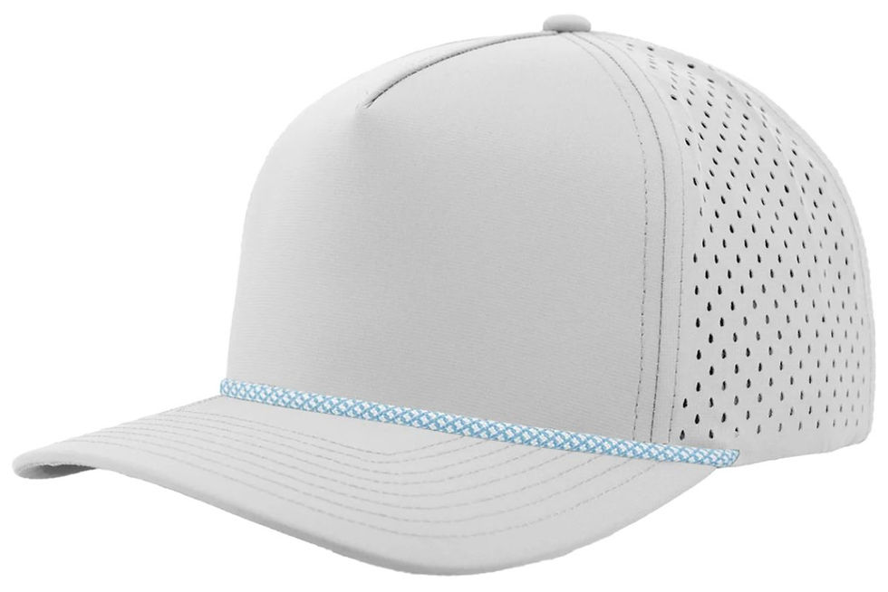 Off White / Light Blue Rope