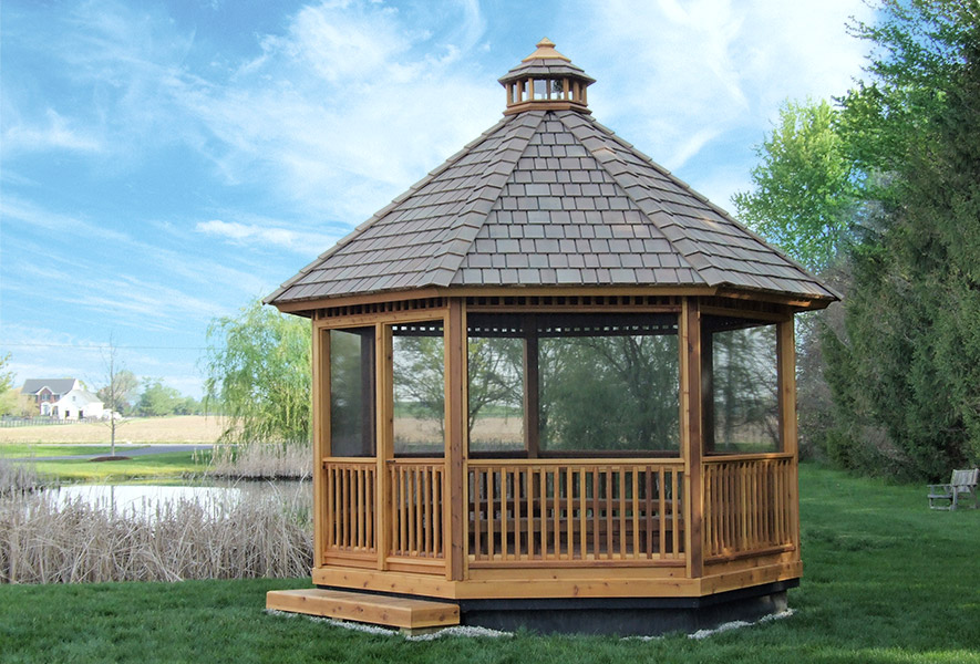 Traditional gazebo