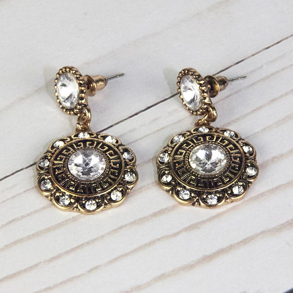 Thumbnail: Bloom Earrings-Clear