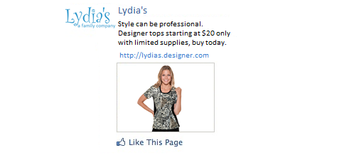 Sample Facebook Ad