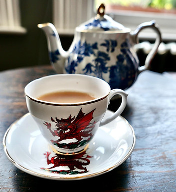 Close-up of a warm tea cup in a therapy room at Psyche Clinic, offering clients a soothing start to their session.”
