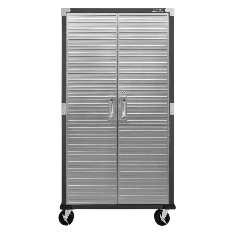 Thumbnail: Seville Classics Rolling Toll Storage Cabinet