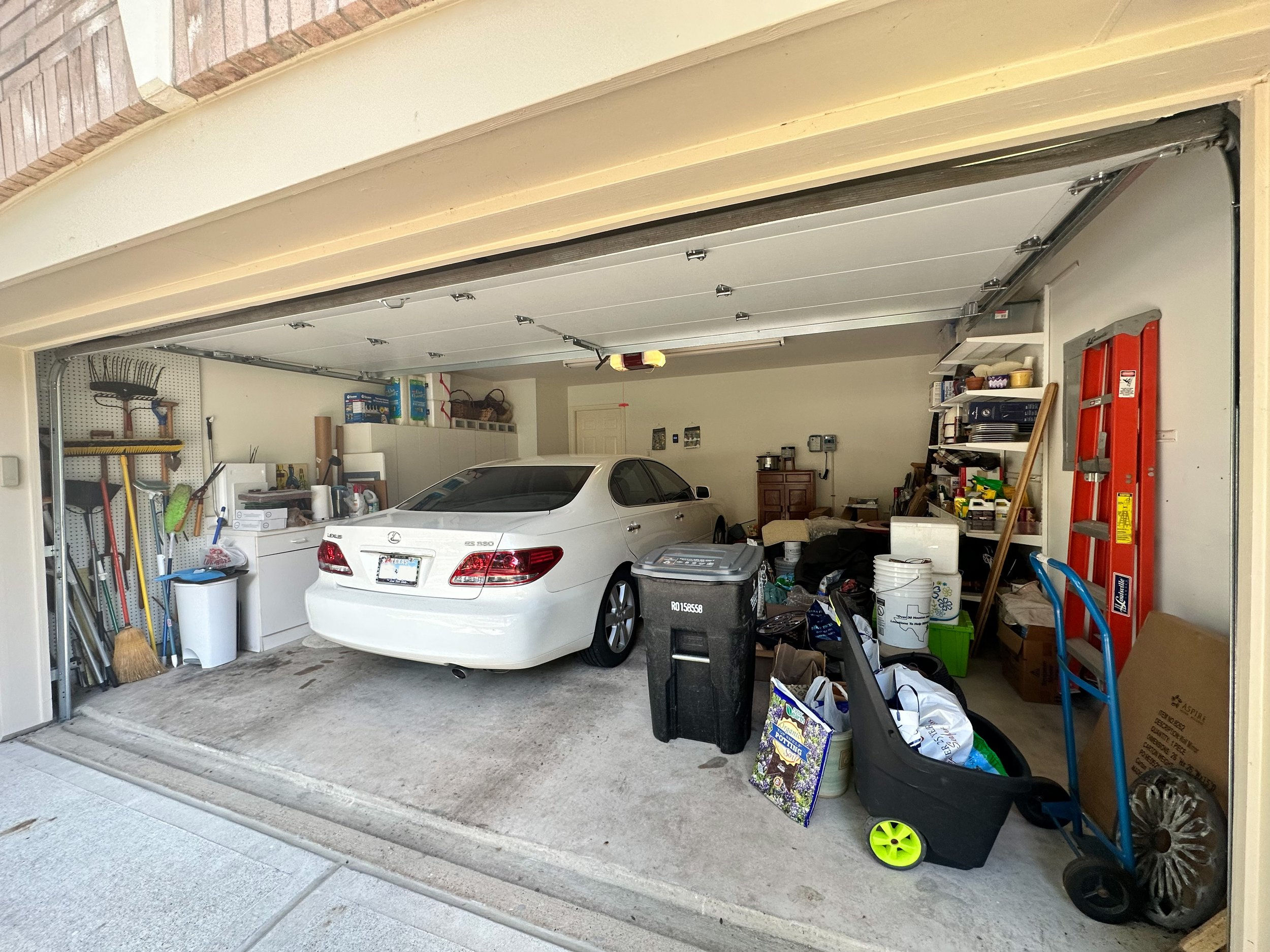 Three hours garage cleaning and organization