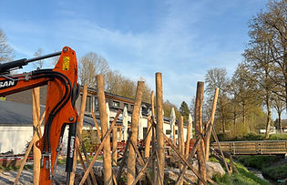 Am Sportgelände wird weiter fleißig gebaut