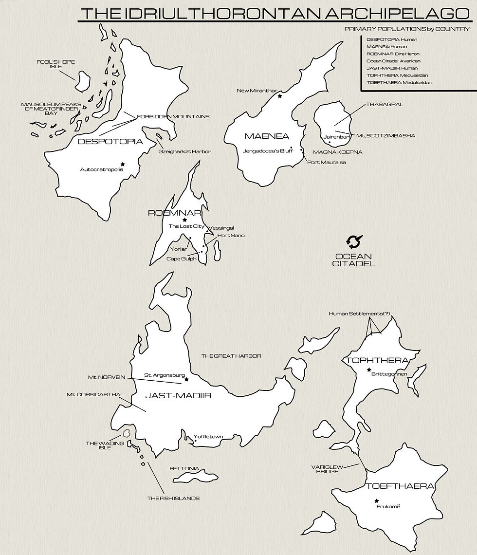 Idriulthorontan Archipelago Map (faded).
