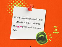 Discover the secret to effortless small talk 🌟