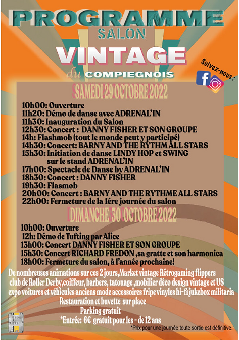 Programme salon vintage du compiégnois 2022