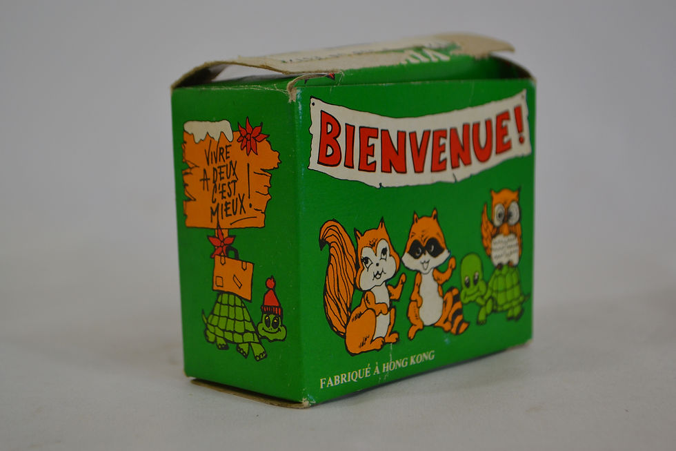 Miniature : Figurines vintage animaux raton laveur