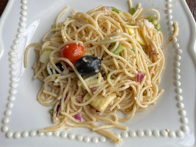 LEFTOVER SPAGHETTI SALAD