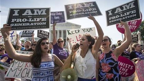 SUPREME COURT RULES AGAINST TEXAS IN ABORTION