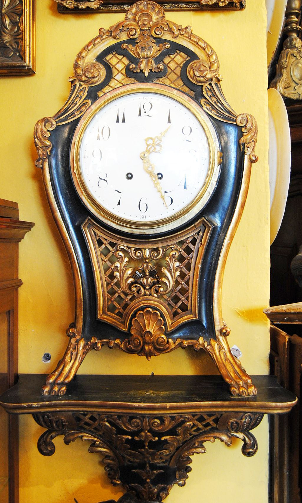 Cartel-Uhr  1. Hälfte 19. Jh.