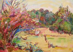 Rivière en automne rougit