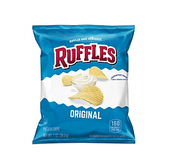 Ruffles Original Potato Chips, 1 Ounce (Pack of 40)