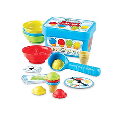 Learning Resources Smart Scoops Math Activity Set, Stacking and Sorting Toys, Develops Early Math Skills, 55 Pieces, Ages 3+