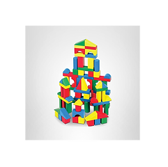 Melissa & Doug Wooden Building Blocks, 100-Piece Set