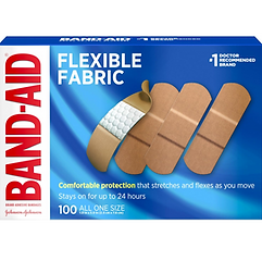 Band-Aid Brand Flexible Fabric Sterile Adhesive Bandages