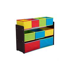 Delta Children Deluxe Multi-Bin Toy Organizer with Storage Bins