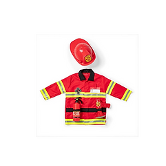 Melissa & Doug Fire Chief Role Play Costume Dress-Up Set