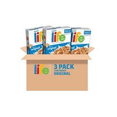 Quaker Life Breakfast Cereal, Original, 13oz Boxes (3 Pack)