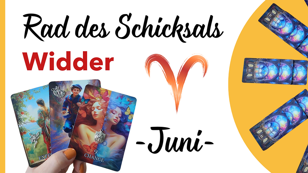 Thumbnail YouTube Kartenlegung Widder Juni