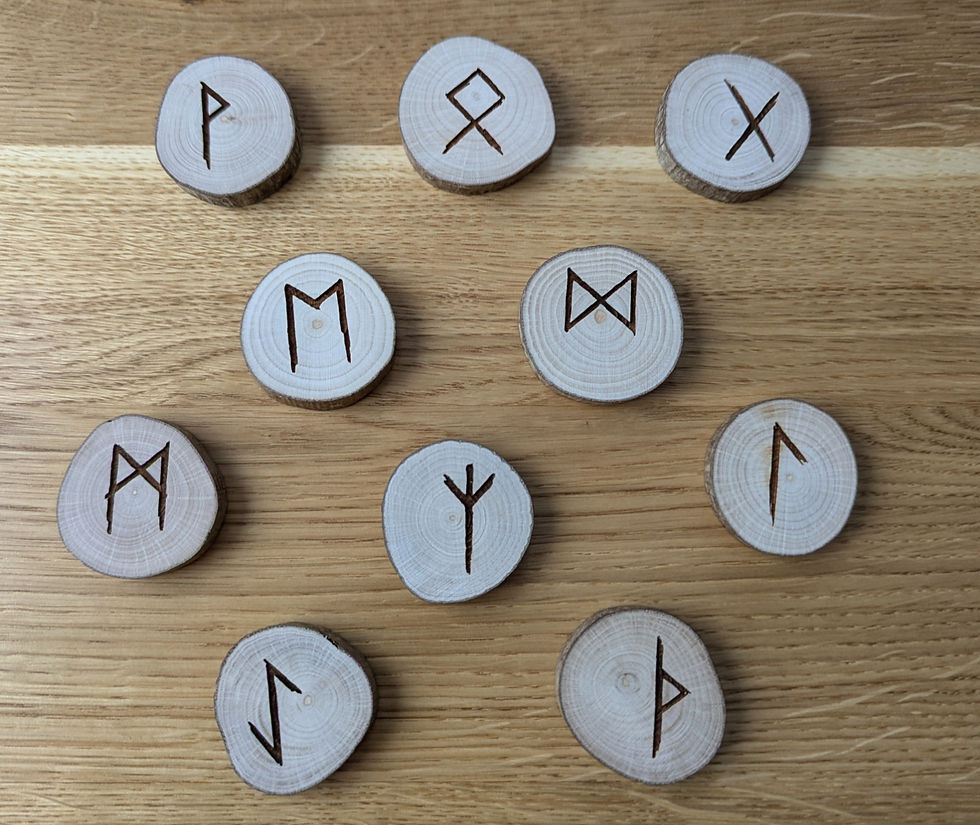 einige Runen des älteren Futhark