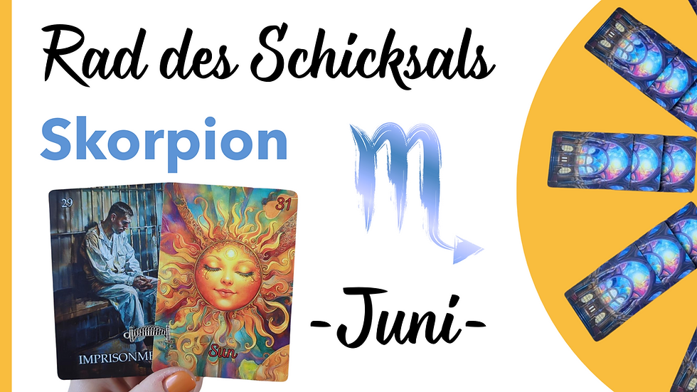 Thumbnail der Sternzeichen Kartenlegung Skorpion Juni