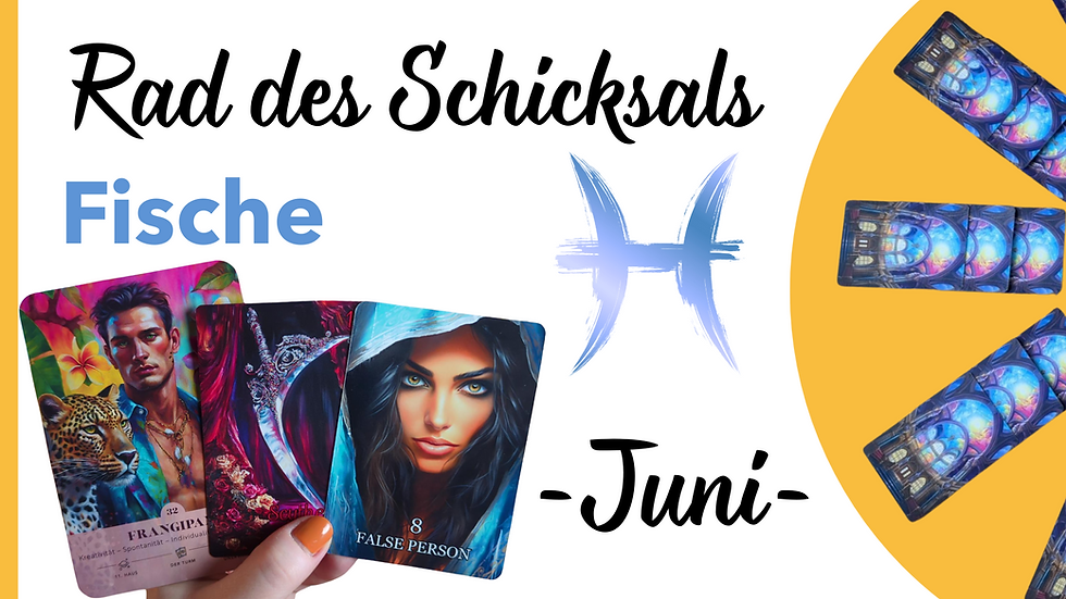 Thumbnail der Sternzeichenkartenlegung Fische Juni