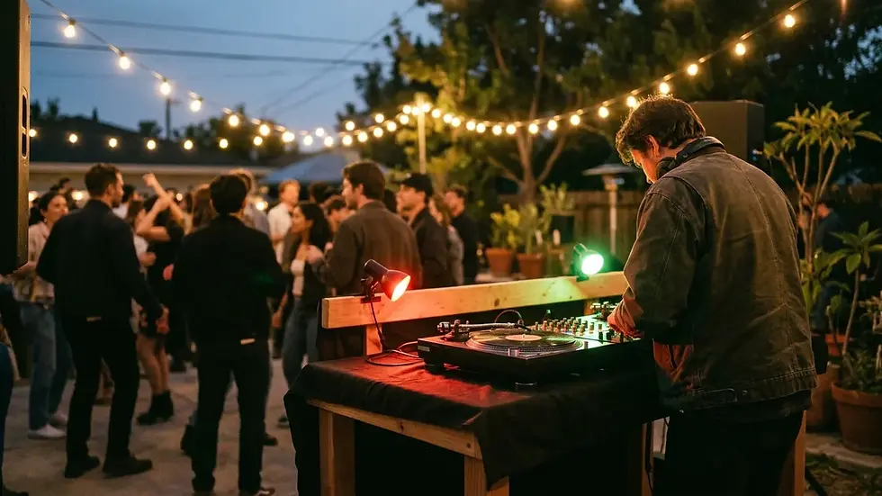 How much does a DJ cost for a party with lighting and sound setup