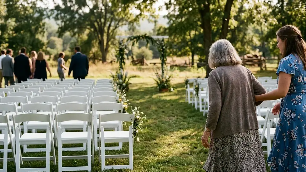 wedding prelude music setting as guests arrive before the ceremony begins