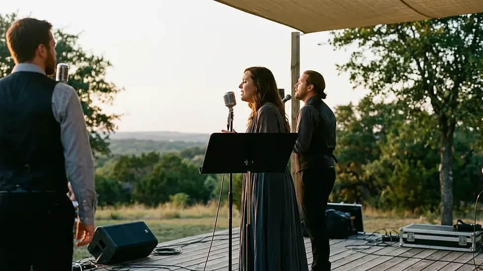 Austin wedding band performing slow songs for weddings live