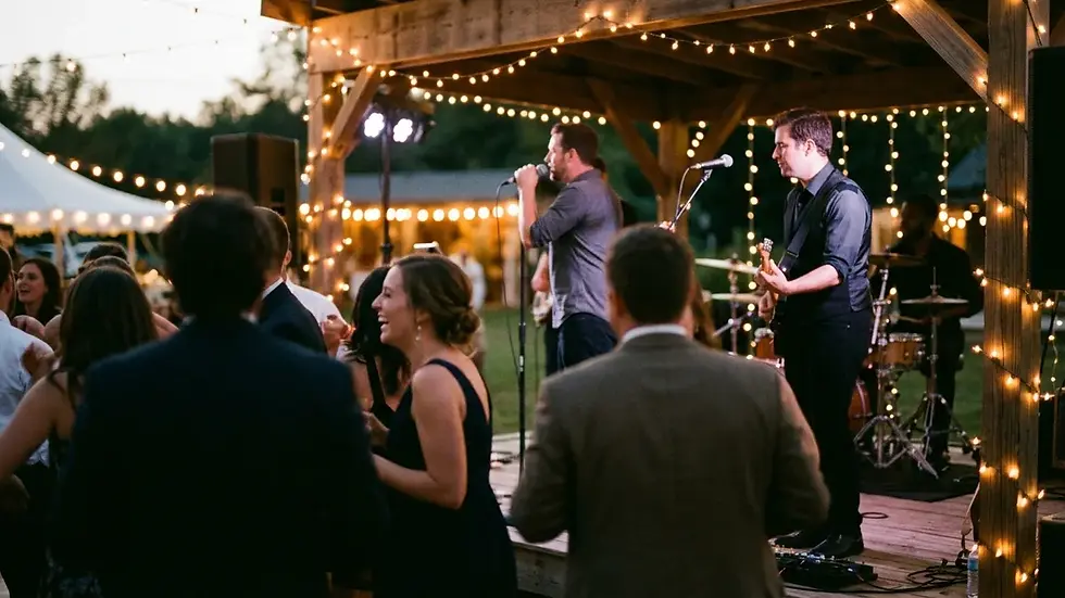 Band for wedding cost varies by musician count and show production