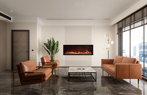 A Napoleon electric fireplace