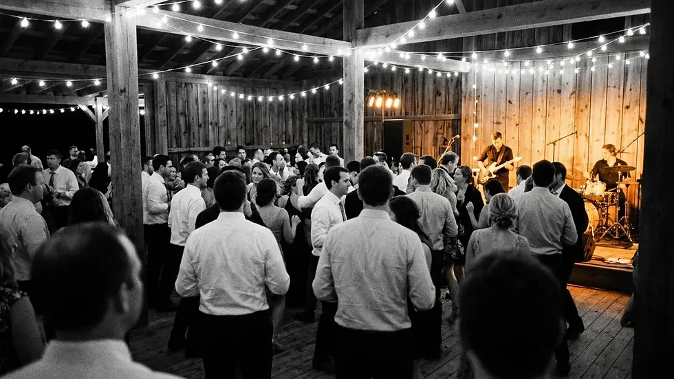 Live band at Austin wedding reception filling the dance floor