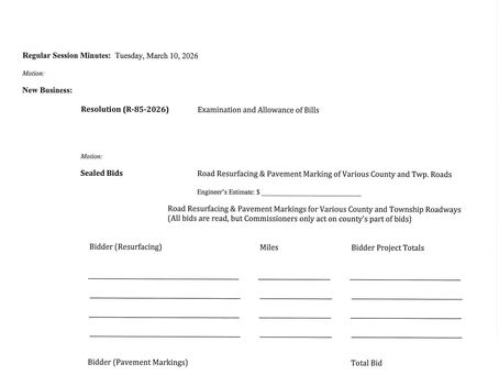 Session Agenda-Thursday, March 12, 2026 (SUBJECT TO CHANGE)