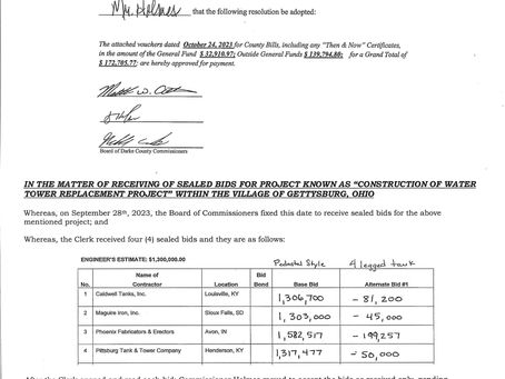 Session Minutes - Tuesday, October 24, 2023