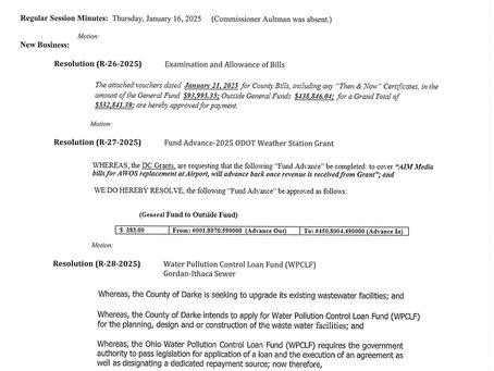 Session Agenda-Tuesday, January 21, 2025