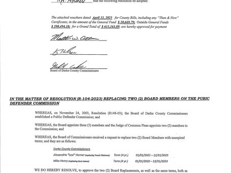 Session Minutes - Thursday, April 13, 2023