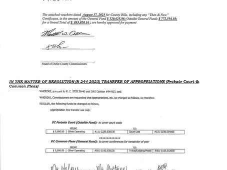 Session Minutes - Thursday, August 17, 2023