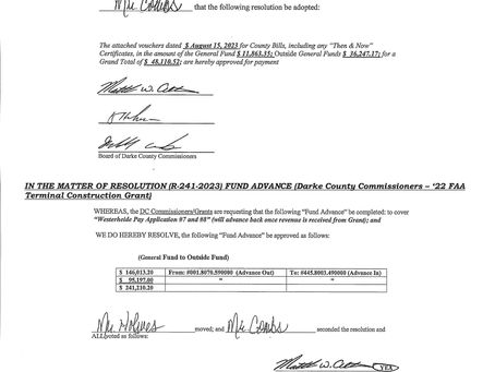 Session Minutes - Tuesday, August 15, 2023