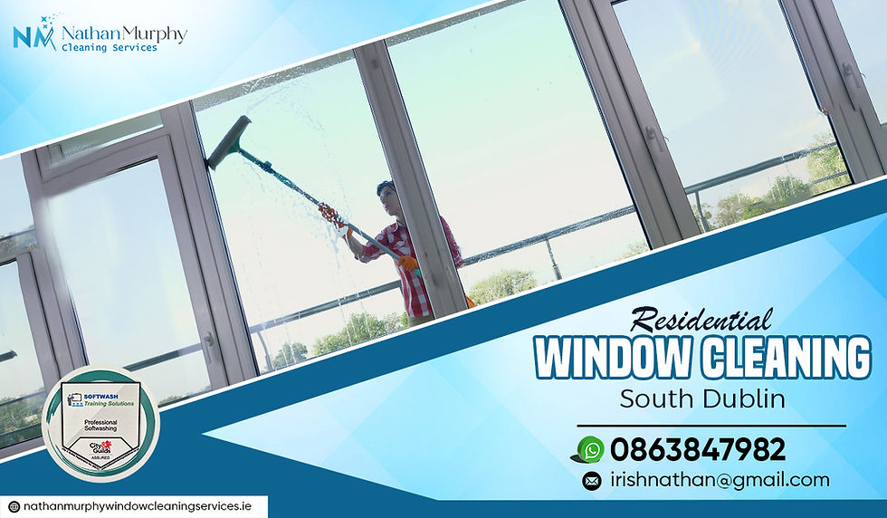 Residential window cleaning South Dublin
