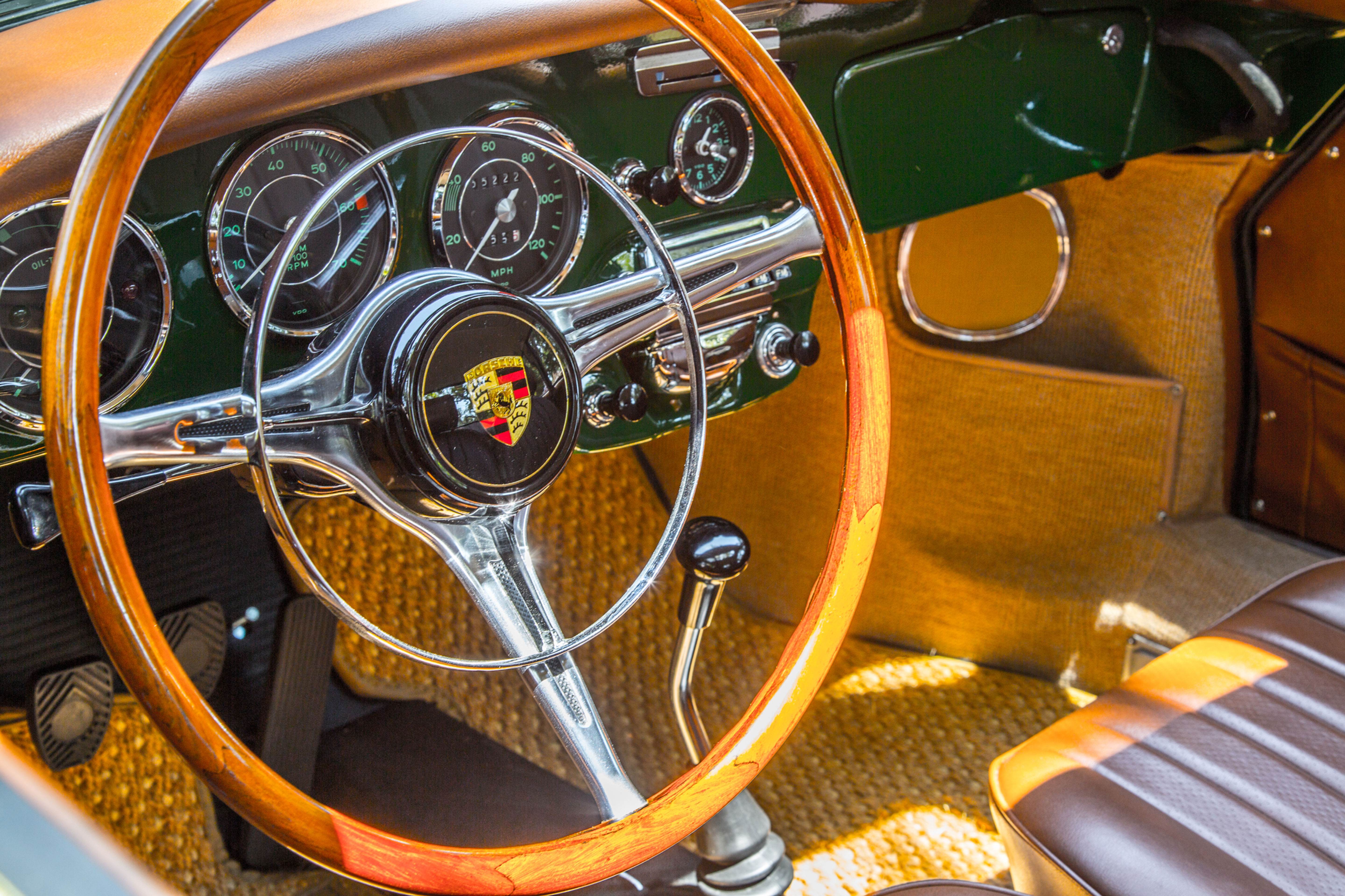 Porsche in the light