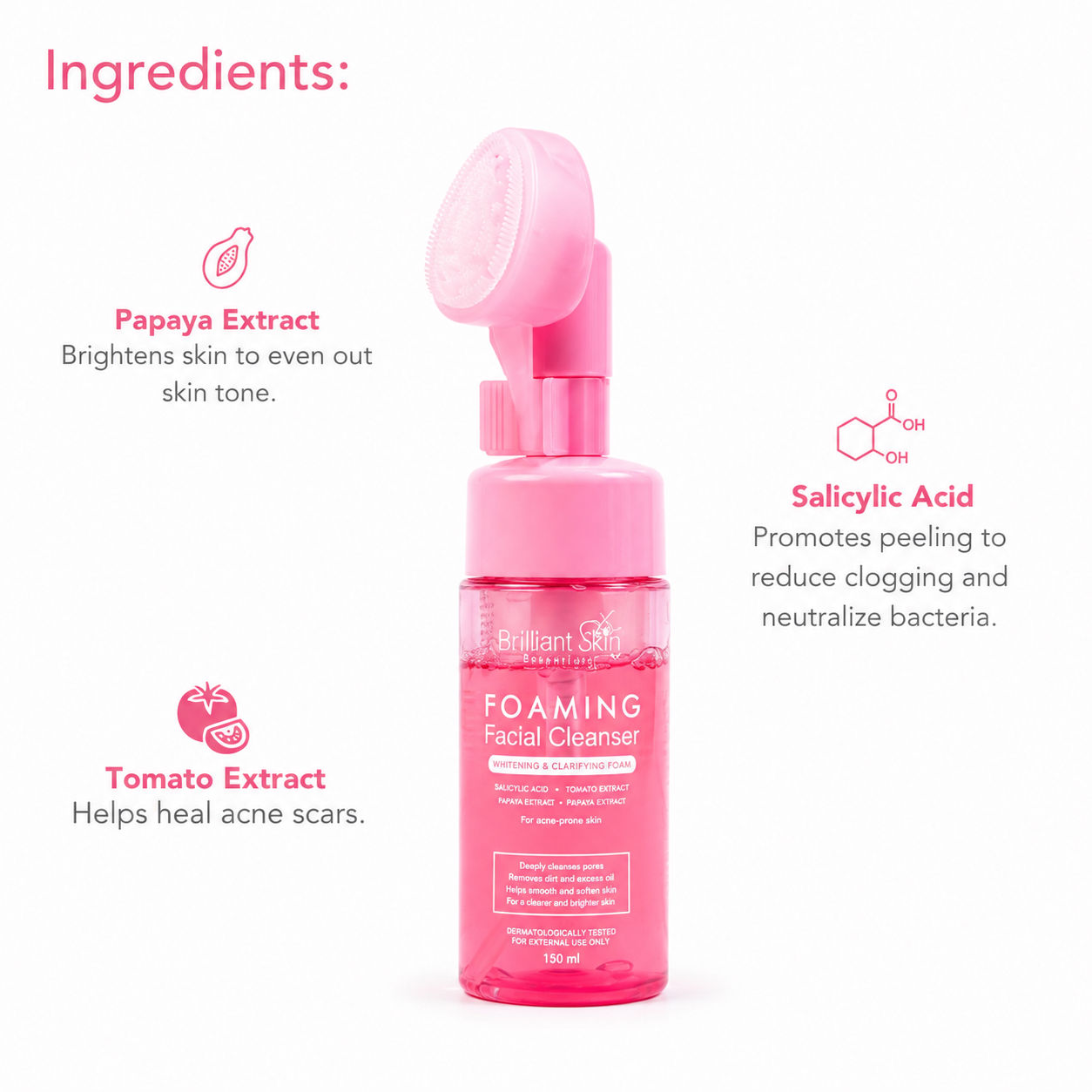 BRILLIANT FOAMING CLEANSER 100ML
