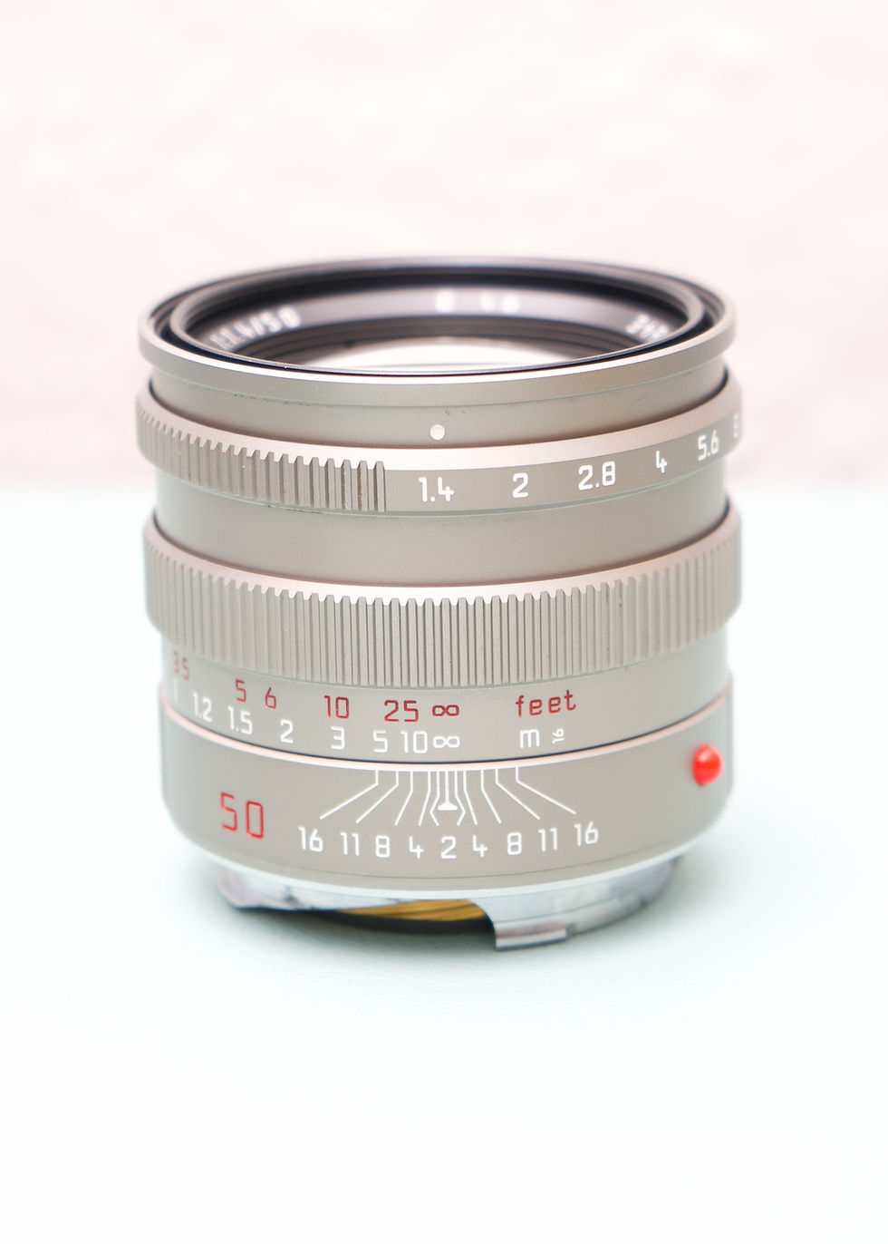 Thumbnail: Leica Summilux 50mm F1.4 V3 11869 Pre-ASPH Titanium Lens