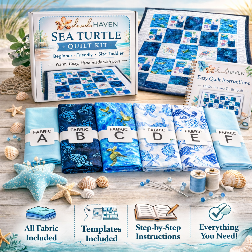 Quilt Kit - UNDER THE SEA TURTLE