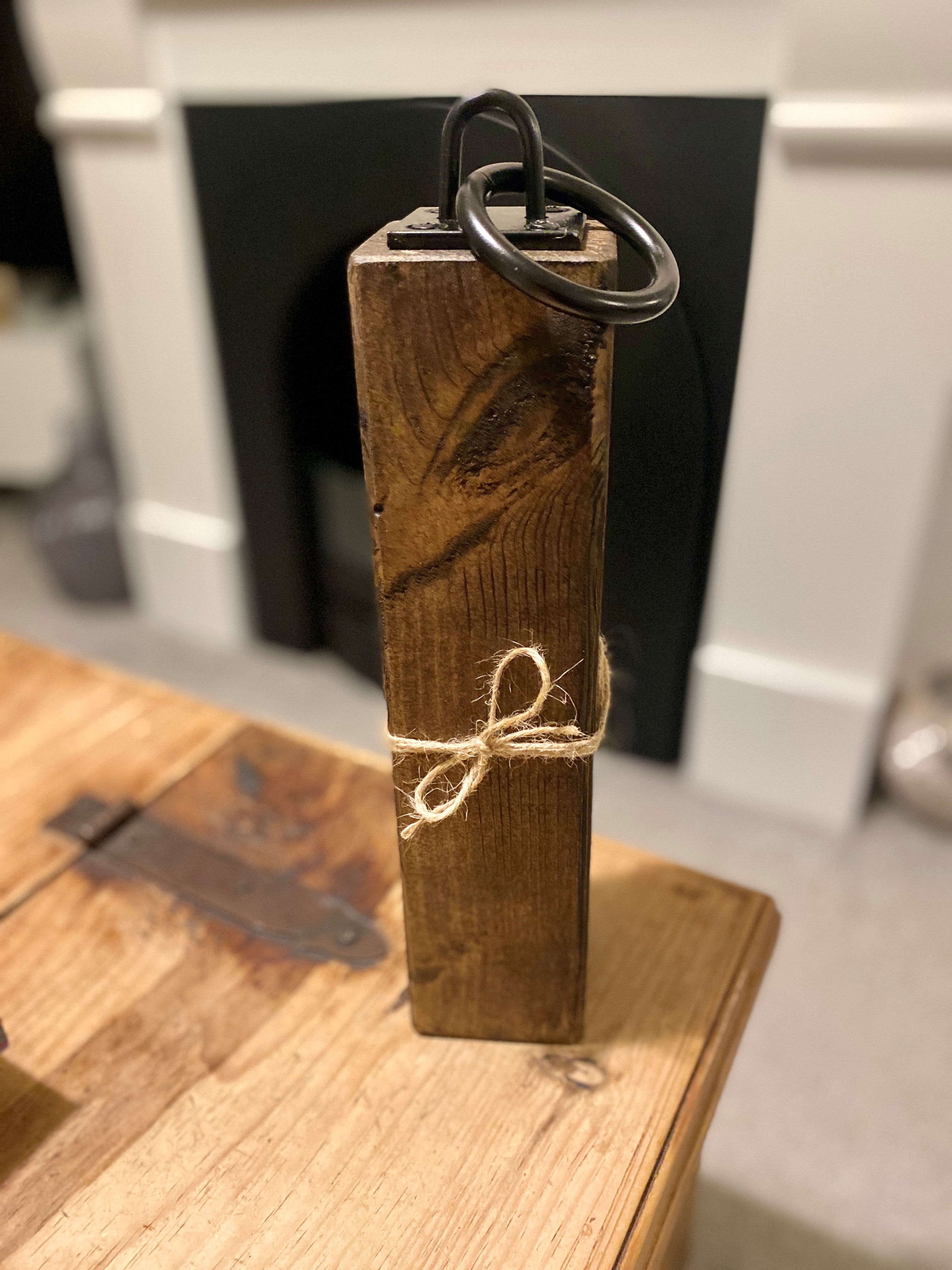 Chunky Wooden Doorstop "Bowness"