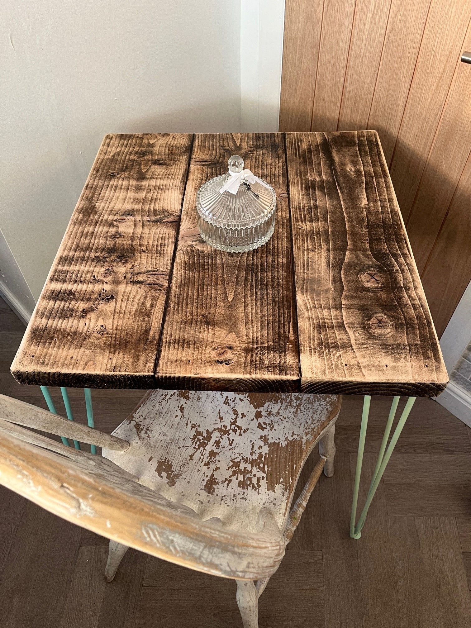 Square Wooden Dining Table - "Easy Move Collection - Fairfield"