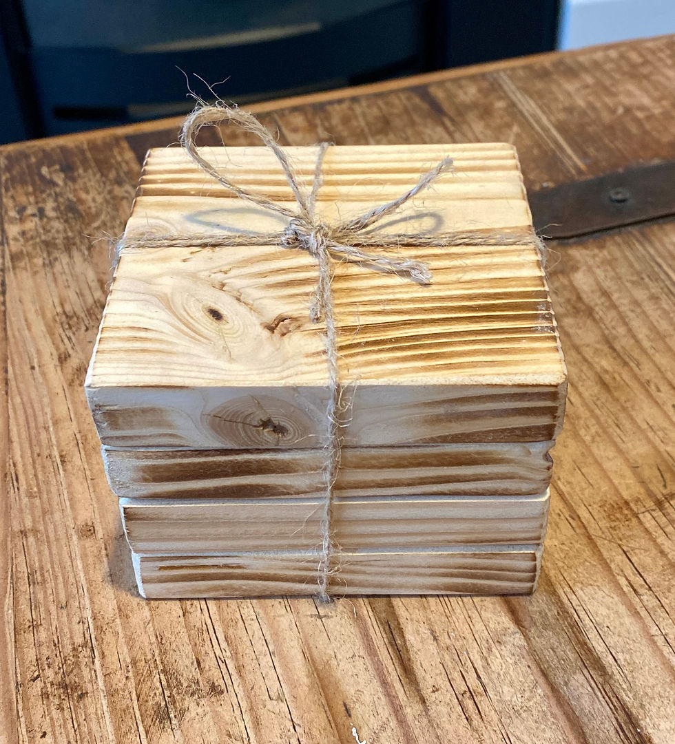 Thumbnail: Rustic Wooden Coasters // 4 Pack // 6 Pack - "Lanercost"