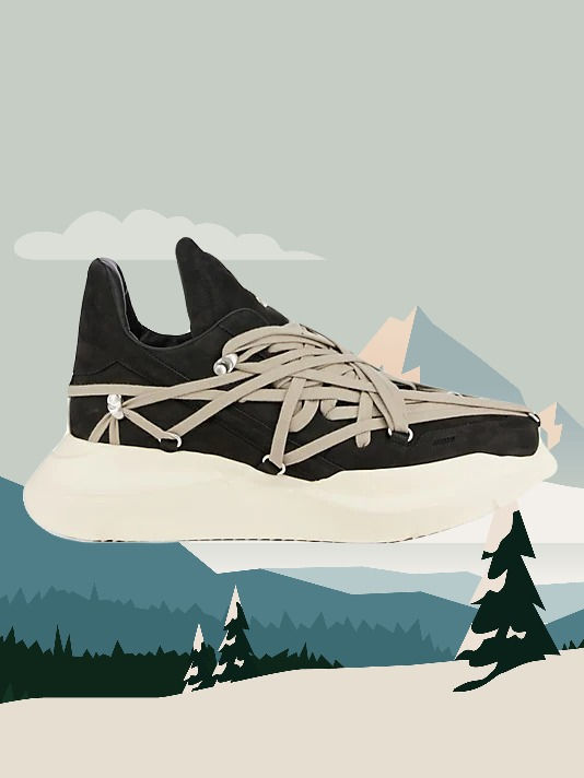 Rick Owens Megalaced Runner Sneakers