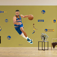 Golden State Warriors: Stephen Curry 2021 Classic Jersey - Officially Licensed NBA Removable Adhesive Decal